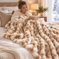 Luxury Faux Fur Throw Blanket
